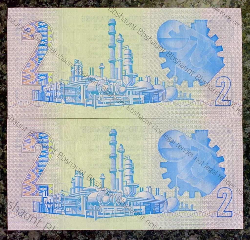 GPC DE KOCK R2 IN SEQUENCE A486 /722195-194 AUNC 2ND ISSUE 1981(1 BID TAKES ALL)