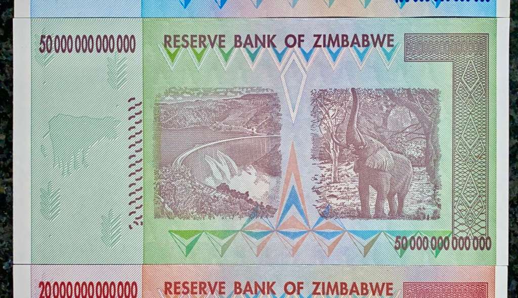ZIMBABWE FULL SET TRILLION DOLLARS + REPLACEMENT 20 TRILLION ZA 100 TRILLION TO 10 TRILLION 2008 UNC
