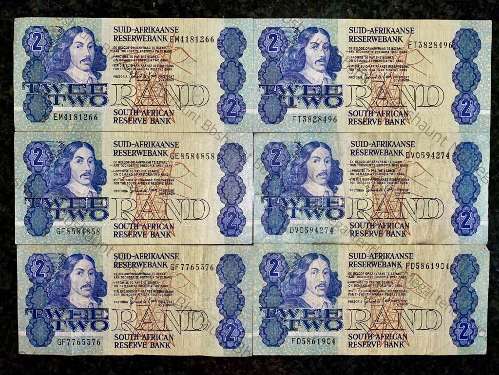 GPC DE KOCK R2 --1980s--(1 BID TAKES ALL 6 NOTES)