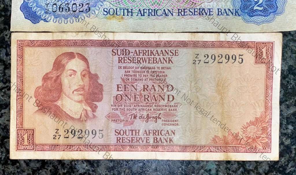 COMPLETE SET REPLACEMENT NOTES TW DE JONGH R10 -W20, R5 -X3, R2 -Y2 & R1 -Z27 -- 1967-1975