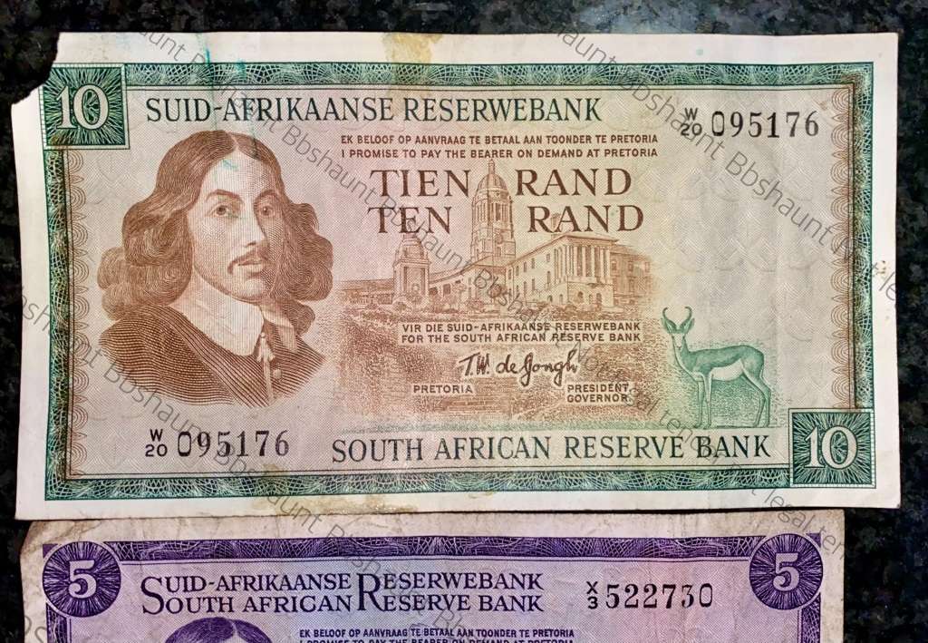 COMPLETE SET REPLACEMENT NOTES TW DE JONGH R10 -W20, R5 -X3, R2 -Y2 & R1 -Z27 -- 1967-1975