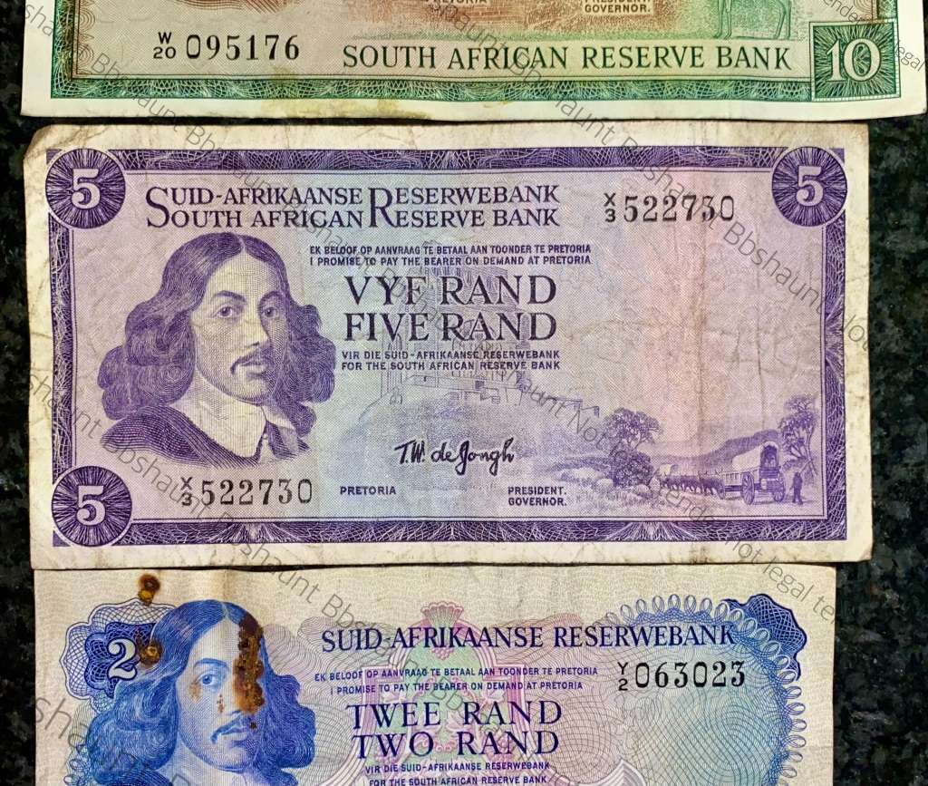 COMPLETE SET REPLACEMENT NOTES TW DE JONGH R10 -W20, R5 -X3, R2 -Y2 & R1 -Z27 -- 1967-1975