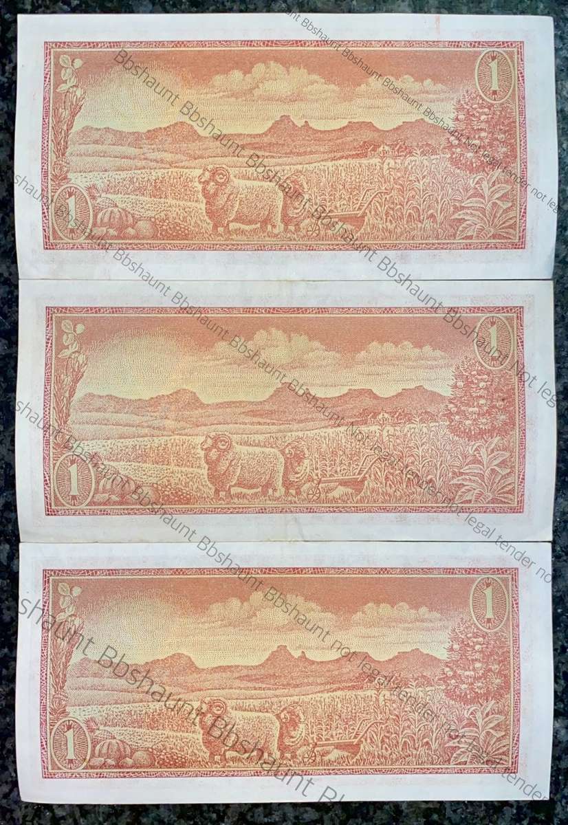 TW DE JONGH R1 CLOSE IN SEQUENCE UNC-AUNC -- A SERIES SPRINGBUCK WTM ( 1 BID TAKES ALL)