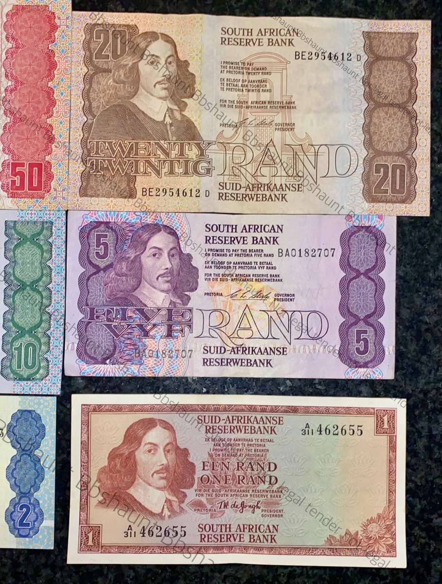 COMPLETE SET OF CL STALS & DECIMALS R50 TO R2AA GOOD CONDITION 1ST ISSUE 1990[R1A DE JONGH 1967)