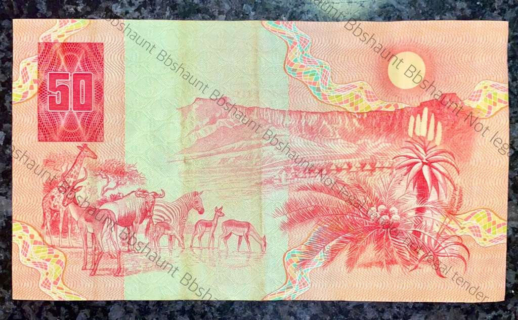 LOW NO REPLACEMENT NOTE GPC DE KOCK R50  -- XX0007688 --  A/E 3RD ISSUE 1984