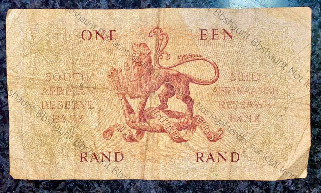 MH DE KOCK R1 -- A1 -- A/E 4TH ISSUE 1961 VAN RIEBEECK WTM