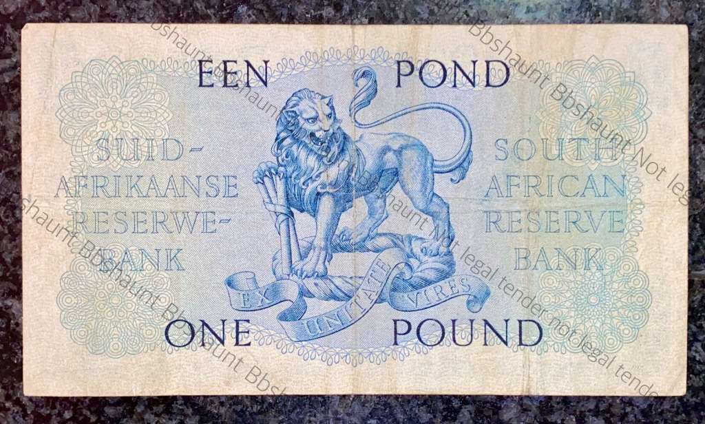 MH DE KOCK 1 POUND 22 NOVEMBER 1948 A/E 1ST ISSUE B24