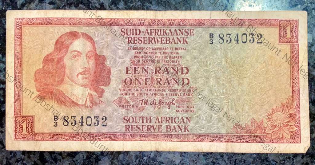 TW DE JONGH R1 --B3-- B SERIES 2ND ISSUE