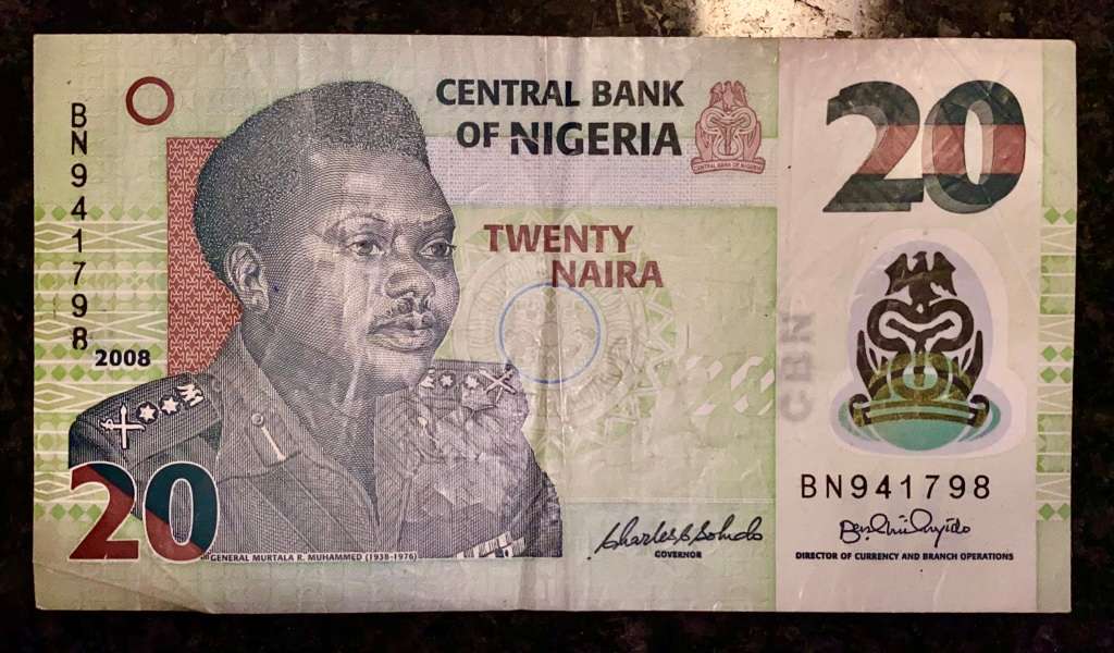 NIGERIA 20 NAIRA 2008