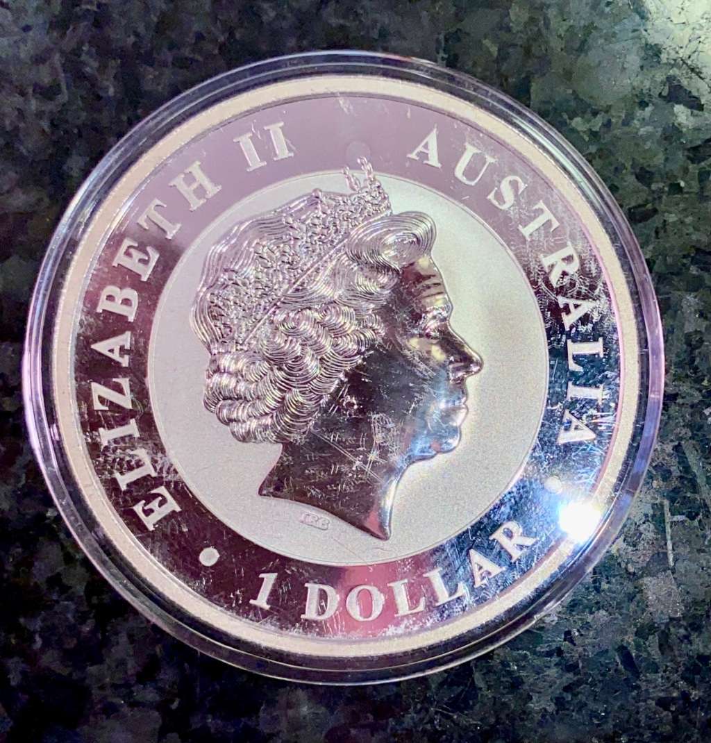 AUSTRALIA SILVER 1 DOLLAR KOALA 1OZ PURE SILVER .999 --KOALA BEAR-- 2016 UNC SILVER 1OZ IN CAPSULE