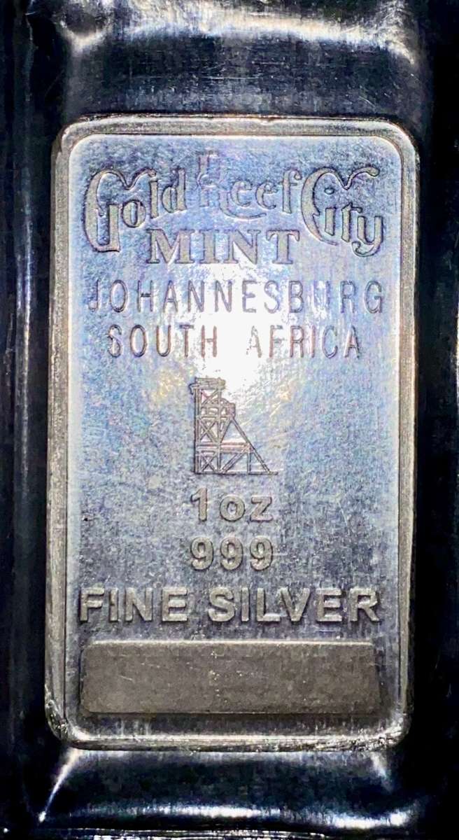 BIG 5 WILDLIFE - FINE SILVER 1OZ BAR - GOLD REEF CITY MINT WITH CERT STILL SEALED