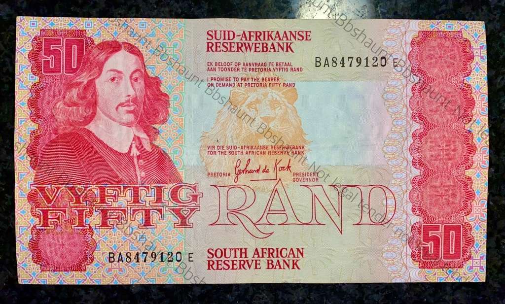 GPC DE KOCK R50 SCARCE BA SERIES 1984 3RD ISSUE A/E