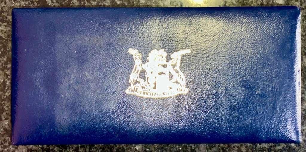 S A MINT PROOF COIN SET R2 TO 1 CENT - 1991 - IN BLUE S A MINT BOX