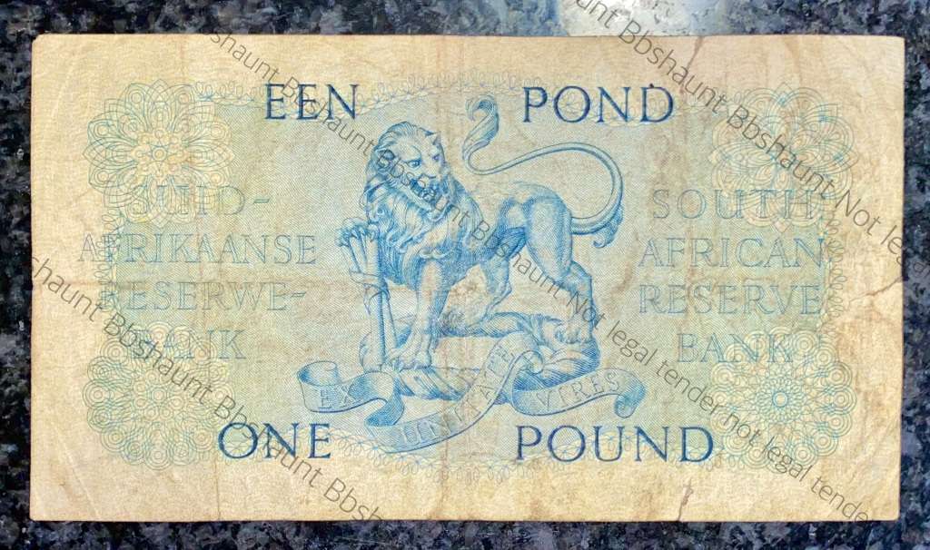 MH DE KOCK 1 POUND 5-6-1959 A/E 3RD ISSUE B374