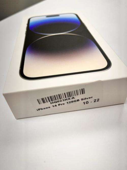 Sealed Brand New iPhone 14 Pro 128GB - Silver