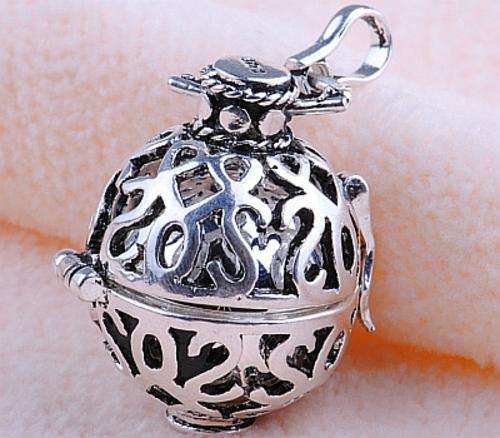 BEAUTIFUL 925 STERLING SILVER MYSTIC HARMONY CHIME BALL