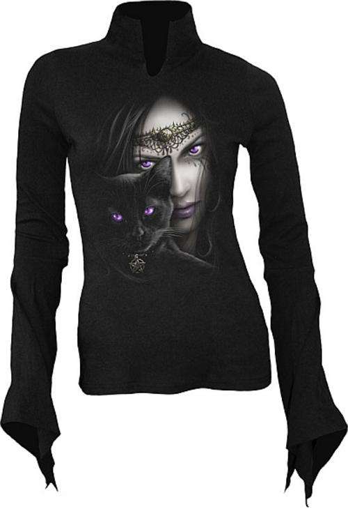 CATS EYES GOTHIC LONGSLEEVE T-SHIRT - IMPORTED FROM UK