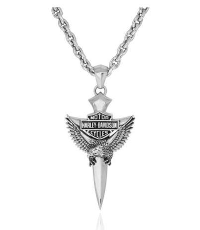 HARLEY DAVIDSON PENDANT AND CHAIN