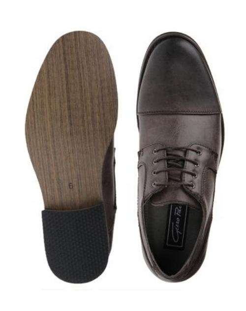 SIZE: 10 - DARK BROWN LACE UP SHOES FROM GINO PAOLI