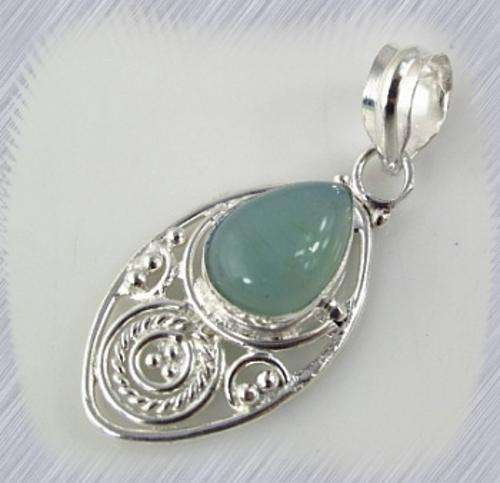STYLISH AGATE 925 SILVER EP PENDANT