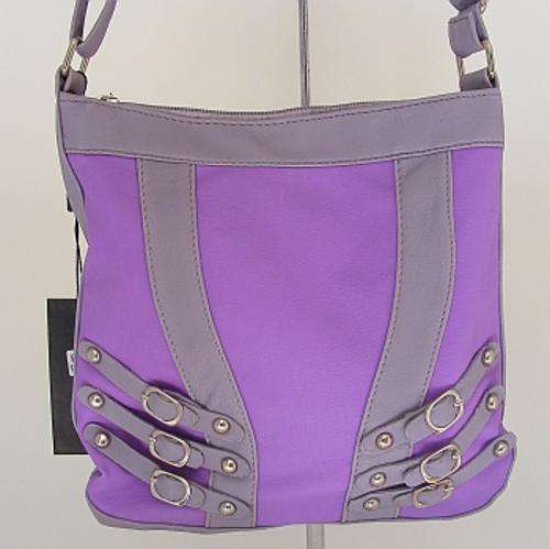 PRETTY PURPLE HANDBAG WITH LONG STRAP