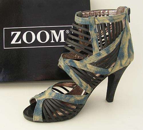 *R1* - BLACK / DENIM ANA SHOES FROM ZOOM - SIZES : 5 and 8