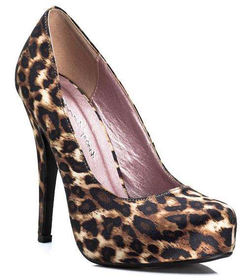 LEOPARD PRINT SHOES FROM SISSY BOY - SIZE: 7