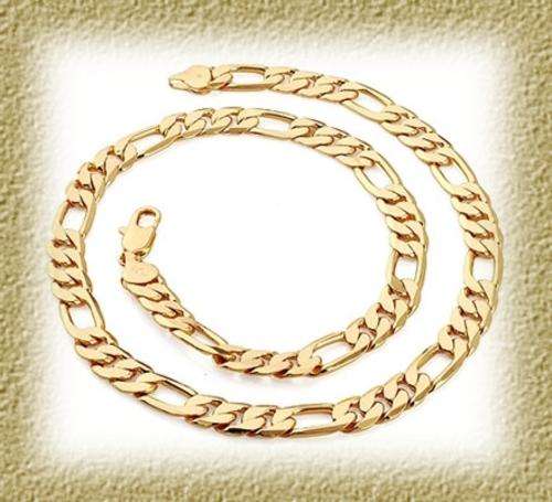 *R1* - STYLISH QUALITY MENS GOLD EP NECK CHAIN  - 4mm wide - 530mm long