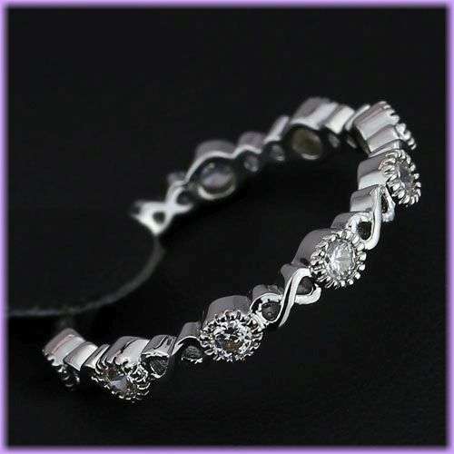INFINITY CR. DIAMOND ETERNITY / WEDDING BAND - SIZE: 8