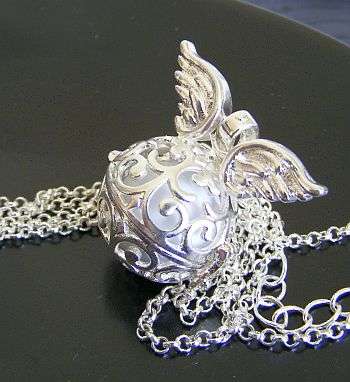 *Free Shipping* - ANGEL CALLER CHIME BALL PENDANT AND CHAIN