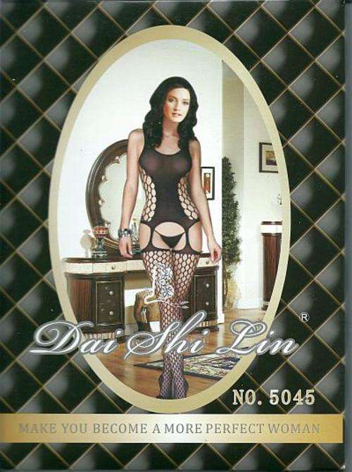 *Free Shipping* - BLACK MESH BODY STOCKING
