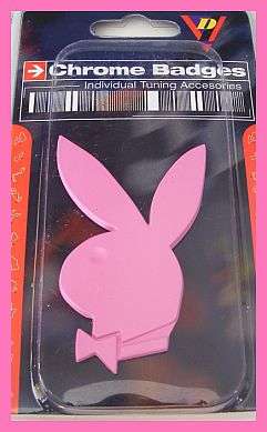 SUPER COOL CHROME BUNNY BADGE FOR YOUR VEHICLE