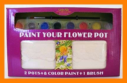 *R1* - PAINT YOUR OWN FLOWER POT SET