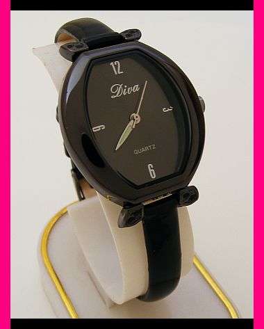 STUNNING BLACK WATCH WITH BLACK STRAP