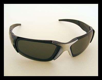 SUPER COOL SILVER  AND BLACK SUNGLASSES