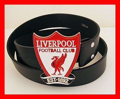 AWESOME BLACK BELT WITH LIVERPOOL BUCKLE - 110CM