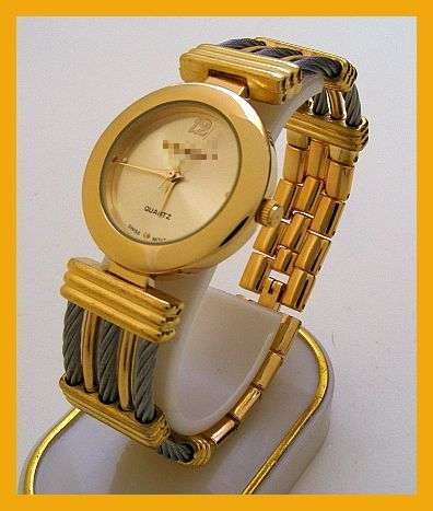 STUNNING SILVER AND GOLD JUSTIN WATCH