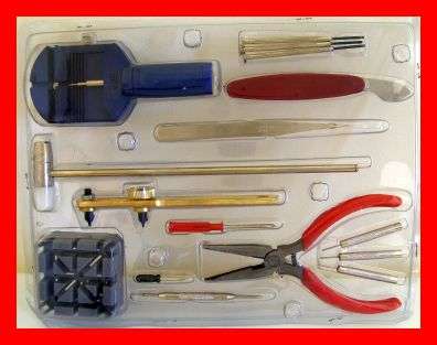 16 PIECE WATCH REPAIR KIT