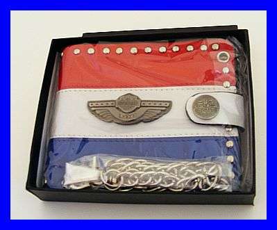 STUDDED WALLET WITH JEANS CHAIN BY EXOTICA