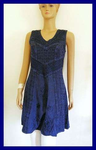*R1* - SUPER SOFT BLUE ACID WASH PIXIE SUN DRESS - IMPORTED FROM INDIA