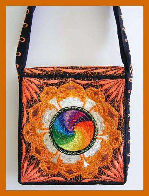 STUNNING HAND EMBROIDED TRANCE BAG FROM INDIA