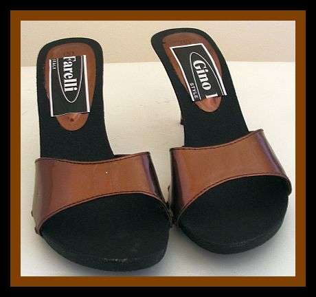 BRONZE HIGH HEEL SANDALS FROM TRUWORTHS - SIZE: 6