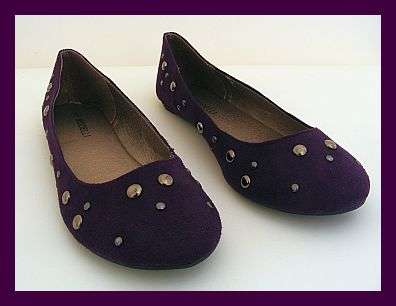 *R1* - PURPLE SUEDE STUDDED PUMPS BY MODELLI - SIZE: 6