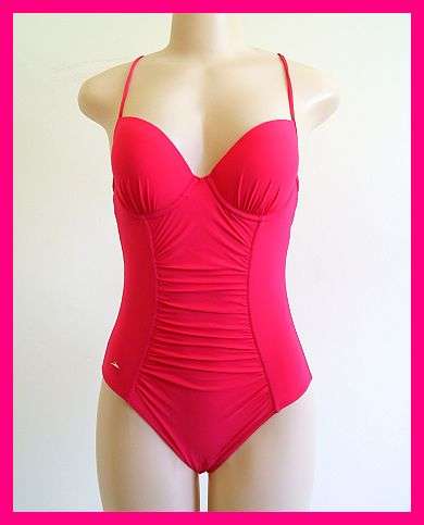 SIZE: 34 - PINK SPEEDO SWINSUIT WITH BUILT IN BRA