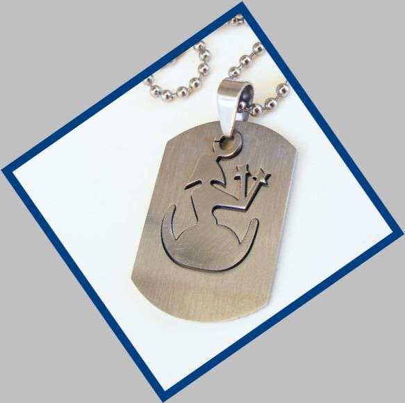 *Free Shipping* - STAINLESS STEEL HOROSCOPE PENDANT & CHAIN - VIRGO