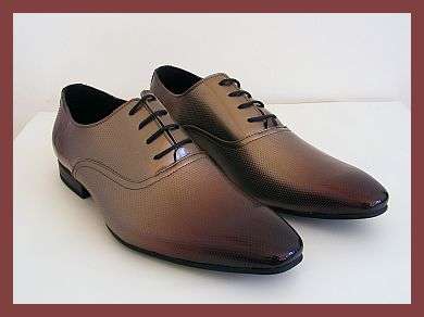 SIZE: 10 - BROWN TONED FORMAL MENS SHOES FROM TRUWORTHS MAN