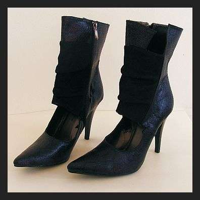 SIZE: 6 - FUNKY BLACK ANKLE BOOTS FROM SISSY BOY