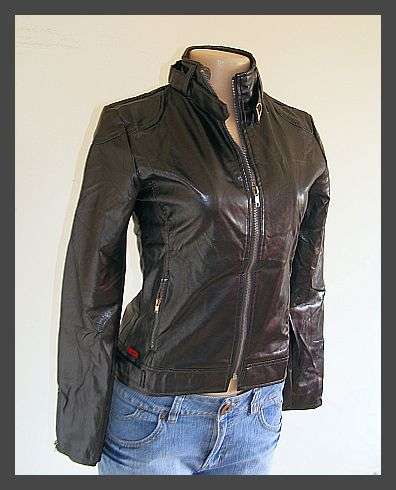 SIZE: MEDIUM - PEWTER PLEATHER ZIP JACKET