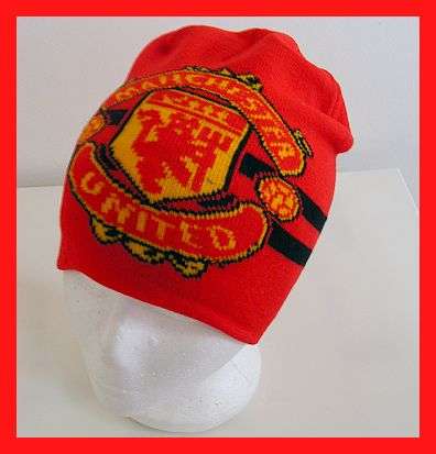 RED MANCHESTER UNITED KNITTED BEANIE