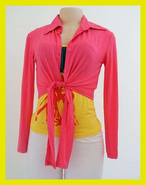 SIZE: LARGE - FUNKY TANK TOP & CROP JACKET COMBO